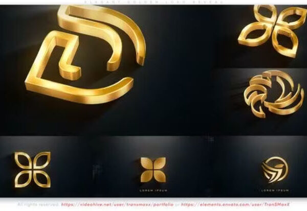 NV3F1000057 - Video Gold Elegant Logo